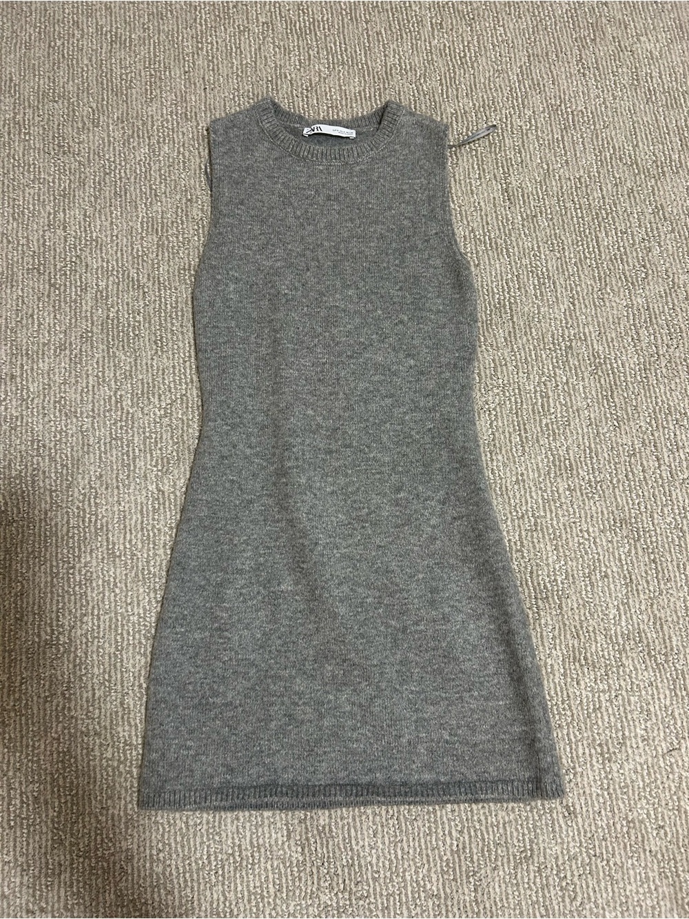Zara Knit Dress in Gray